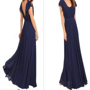 Lulu's FALLING FOR YOU NAVY BLUE MAXI DRESS